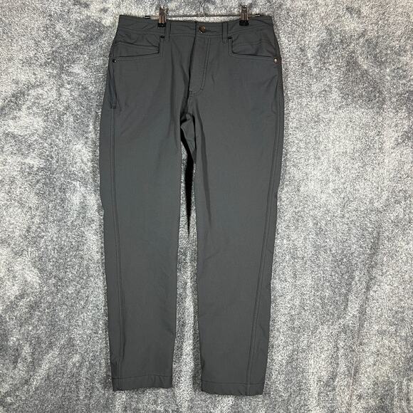 Western Rise Pants Mens 32x28 Black Evolution Travel Outdoors Hiking Commute - Picture 1 of 10